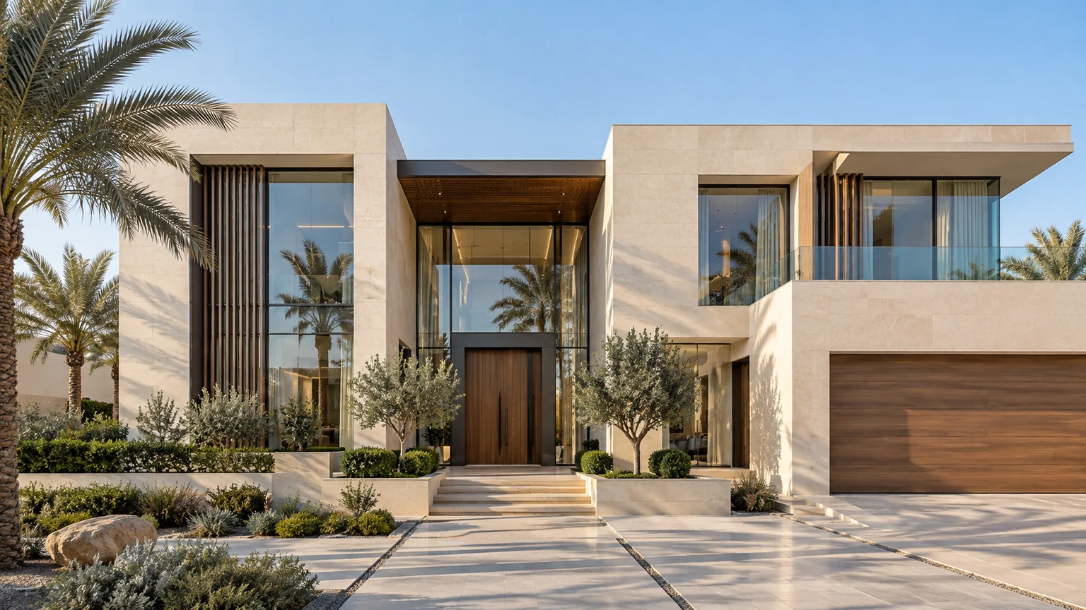 Illustrative villa architecture